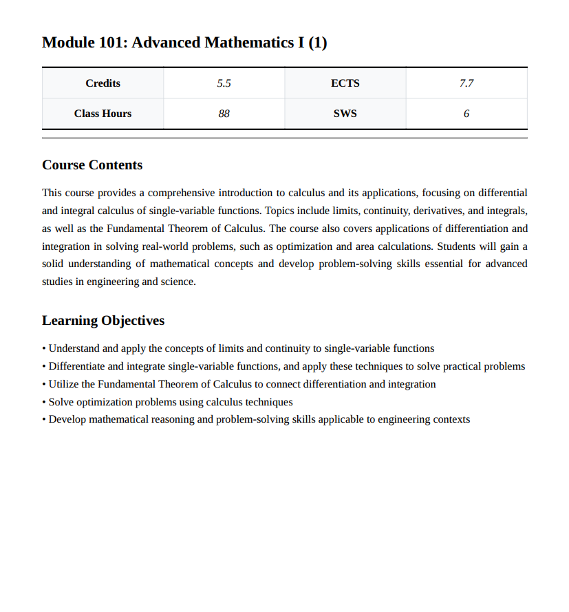 课程描述示例 - 课程详情